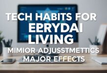 Tech Habits for Daily Life: Small Changes, Big Impact Tech Habits for Everyday Living: Minor Adjustments, Major Effects