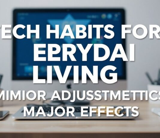Tech Habits for Daily Life: Small Changes, Big Impact Tech Habits for Everyday Living: Minor Adjustments, Major Effects